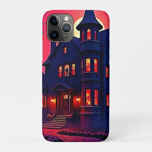 Spooky Haunted House bij Dusk Design Case-Mate iPhone Case (Achterkant)