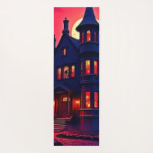 Spooky Haunted House bij Dusk Design Yogamat (Achterkant)