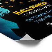 Spooky Haunted House Costume Halloween Party Poster (Hoek)