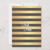 Spooky Haunted House Costume Night Sky Halloween Kaart (Achterkant)