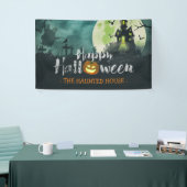 Spooky Haunted House Costume Night Sky Halloween Spandoek (Beurs)