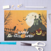 Spooky Haunted House Costume Night Sky Halloween Tissuepapier (Craft)