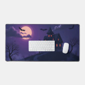 Spooky Haunted House en Bats Halloween-bureaumat Bureaumat (Keyboard & Muis)