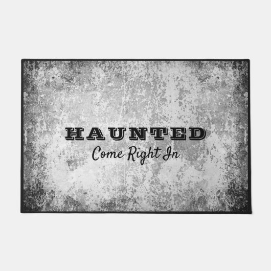 Spooky Haunted House Grunge Old Disted Deurmat (Voorkant)