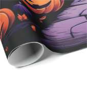 Spooky Haunted House Halloween Cadeaupapier (Rol Hoek)