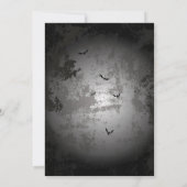 Spooky Haunted House Halloween Kaart (Achterkant)