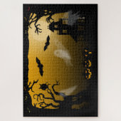 Spooky Haunted House Halloween Legpuzzel (Verticaal)