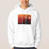 Spooky Haunted House Halloween Night Hoodie (Voorkant)