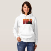 Spooky Haunted House Halloween Night Hoodie (Voorkant volledig)