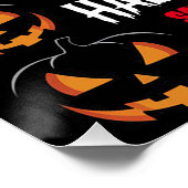 Spooky Haunted House Halloween Party Design Perfect Poster (Hoek)