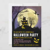 Spooky Haunted House Kinder Costume Halloween Part Kaart (Voorkant)