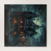 Spooky Haunted House Legpuzzel (Horizontaal)