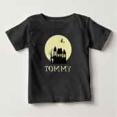 Spooky Haunted House met vliegende heks (Voorkant)