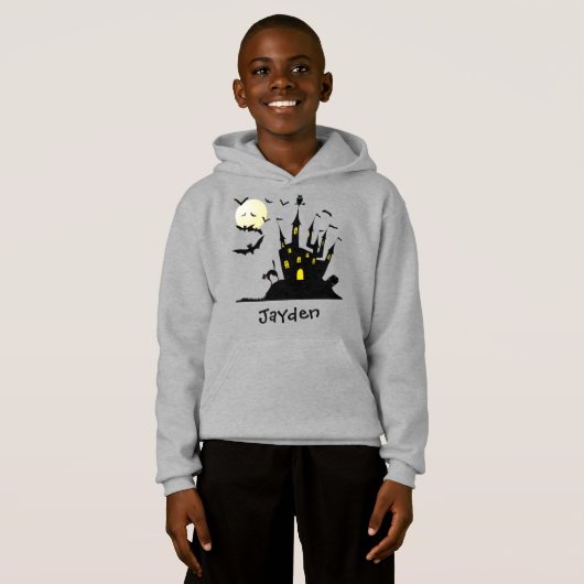 Spooky Haunted House Monogrammed (Voorkant volledig)