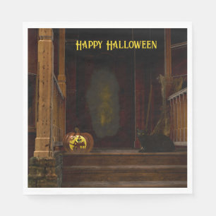 Spooky Haunted House Porch Servet