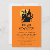 Spooky Haunted House Volwassen Halloween Kostuum P Kaart (Voorkant)