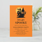 Spooky Haunted House Volwassen Halloween Kostuum P Kaart (Staand voorkant)