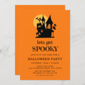 Spooky Haunted House Volwassen Halloween Kostuum P Kaart (Voorkant / Achterkant)