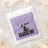 Spooky Haunted House & Witch Silhouette | Bedankzakje (Geknipt)