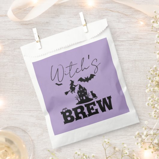 Spooky Haunted House & Witch Silhouette | Bedankzakje (Geknipt)