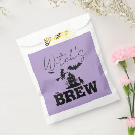 Spooky Haunted House & Witch Silhouette | Bedankzakje