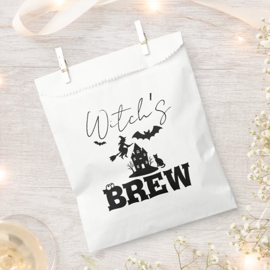 Spooky Haunted House & Witch Silhouette | Bedankzakje (Geknipt)