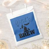 Spooky Haunted House & Witch Silhouette | Bedankzakje (Geknipt)