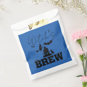 Spooky Haunted House & Witch Silhouette | Bedankzakje (Gezegeld)