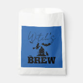 Spooky Haunted House & Witch Silhouette | Bedankzakje (Voorkant)