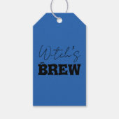 Spooky Haunted House & Witch Silhouette | Cadeaulabel (Voorkant)