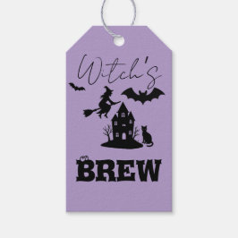 Spooky Haunted House & Witch Silhouette | Cadeaulabel
