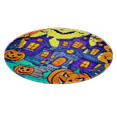 Spooky Haunted Mansion Art Snijplank (Hoek)