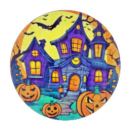 Spooky Haunted Mansion Art Snijplank