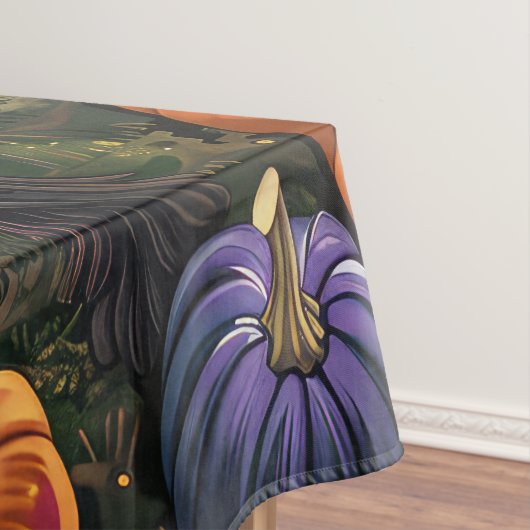 Spooky Havanese hond Halloween heks en pompoen Tafelkleed (Voorbeeld)