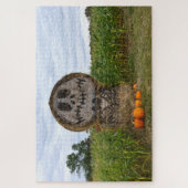 Spooky Hay Bale Legpuzzel (Verticaal)