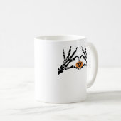 Spooky Heart Hands Classic Koffiemok (Voorkant rechts)