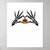 Spooky Heart Hands Classic Poster (Voorkant)