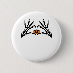 Spooky Heart Hands Classic Ronde Button 5,7 Cm