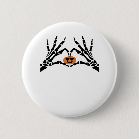 Spooky Heart Hands Classic Ronde Button 5,7 Cm (Voorkant)