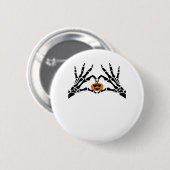 Spooky Heart Hands Classic Ronde Button 5,7 Cm (Voorkant /achterkant)