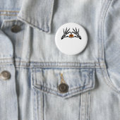Spooky Heart Hands Classic Ronde Button 5,7 Cm (In situ)