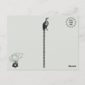 Spooky Heks Halloween Briefkaart (Achterkant)