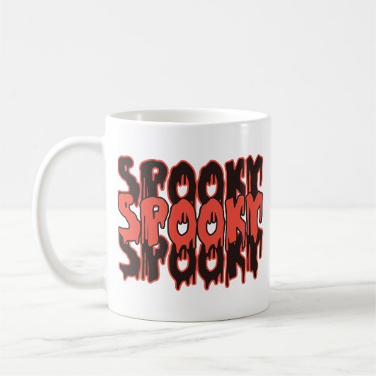 Spooky Herfst Mok, Spooky Gift voor Herfst, Hallow Koffiemok (Links)