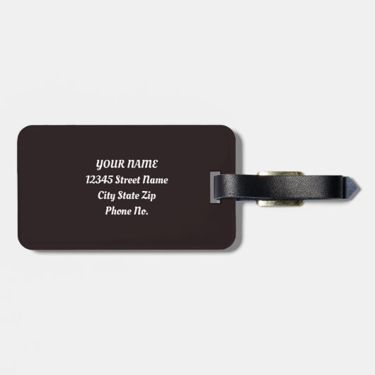 Spooky herfst pompoen kruiden horror nacht bagagelabel (Achterkant horizontaal)