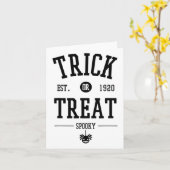 Spooky Herfst Vibes T - shirts Halloween Herfst Vi Kaart (Gele Bloem)