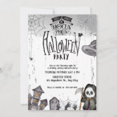 Spooky Hocus Pocus Halloween Witch Party Kaart (Voorkant)