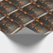 Spooky Home Halloween Collectie Cadeaupapier (Hoek)