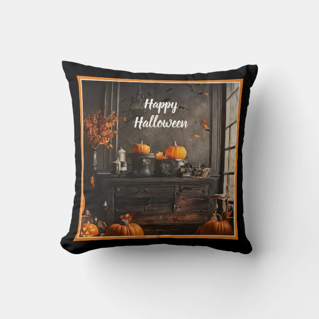 Spooky Home Halloween Collectie Kussen (Voorkant)