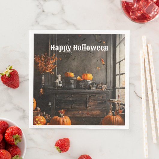 Spooky Home Halloween Collectie Servet (Insitu)
