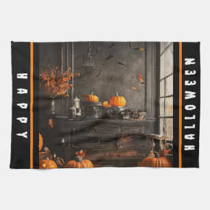 Spooky Home Halloween Collectie Theedoek